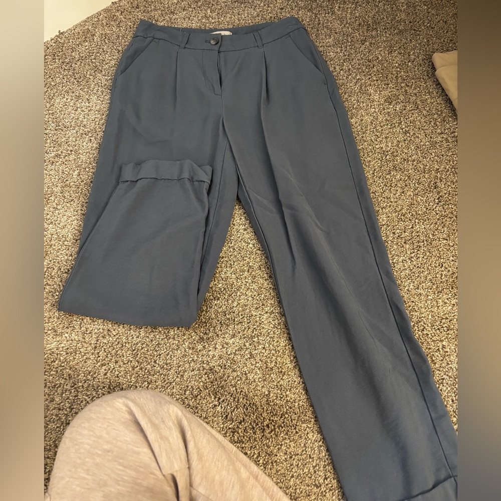 LOFT Slate Blue Trousers